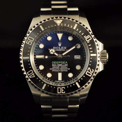 rolex deepsea blue occasion